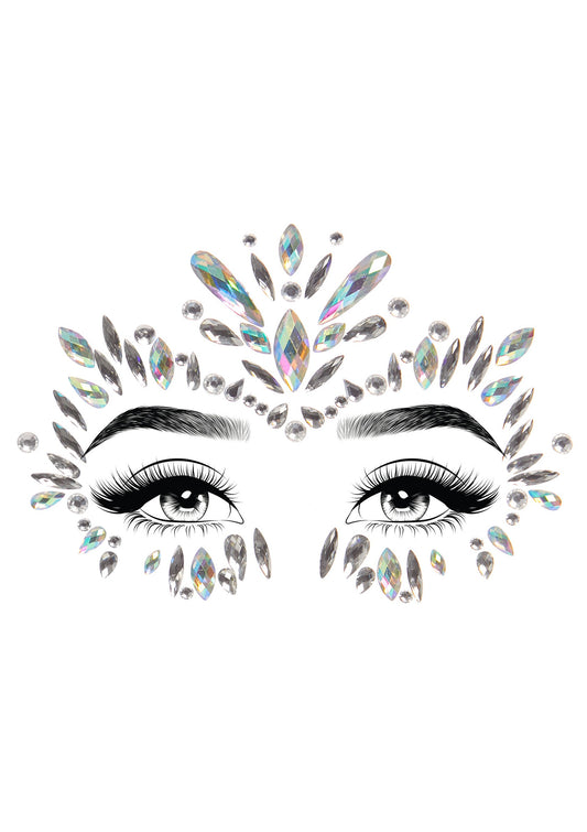 Iris face jewels sticker